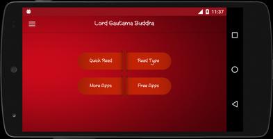 Quote of Lord Buddha in HD captura de pantalla 1