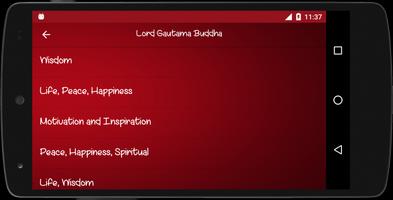 Quote of Lord Buddha in HD captura de pantalla 2