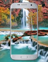 Waterfall HD Wallpaper plakat