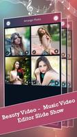 Beauty Video - Music Video Editor Slide Show پوسٹر