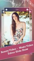 Beauty Video - Music Video Editor Slide Show capture d'écran 1