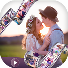 Romantic Movie Maker - Photo To Video With Song ไอคอน