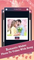 Romantic Movie Maker - Photo To Video With Song ภาพหน้าจอ 1