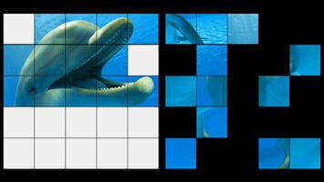 Dolphins LWP + Games Puzzle capture d'écran 2
