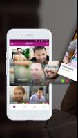 Gay Date - app pour les gars de chat et la date Affiche