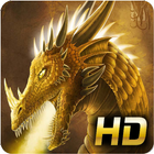 Gold Dragon Wallpaper ไอคอน