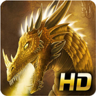 Gold Dragon Wallpaper ikon