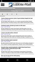 Gazette-Mail E-Edition 截圖 2