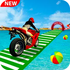 Racing In Moto Bike Stunt Race