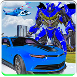 Super Mech Robots War: Laser Car Muscle Transform icon