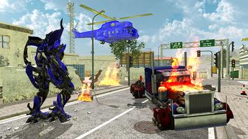 Super Mech Robots War: Laser Car Muscle Transform ảnh chụp màn hình 1