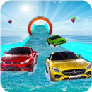 Water Slide Car Stunt Race APK