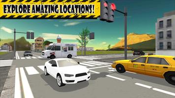 City Car Driving School racing simulator game free capture d'écran 3