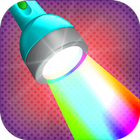 Color changing flashlight LED icône