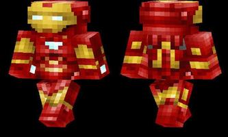 Mod Red Metal Hero for MCPE Affiche