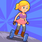 Hoverboard Rider Skaty Girl icône