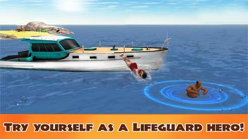 Beach Emergency Rescue Team 3D Poster