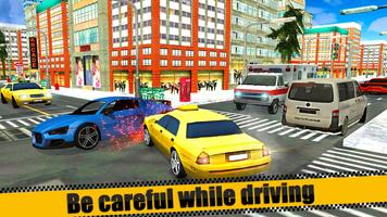 Crazy Taxi Car Simulator: Cab Driver capture d'écran 2