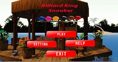 Billiard King Snooker poster