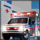 एम्बुलेंस बचाव चालक: अस्पताल के लिए ड्राइविंग गति APK