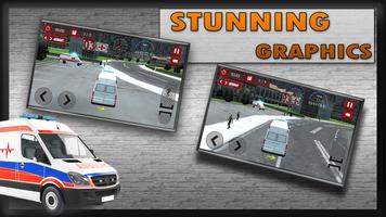 New City Ambulance game: Rescue Driver capture d'écran 1