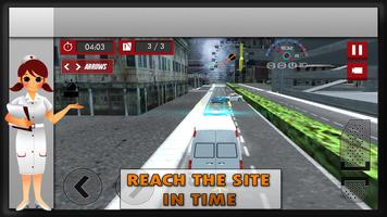 2 Schermata New City Ambulance game: Rescue Driver