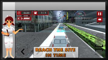 New City Ambulance game: Rescue Driver capture d'écran 2