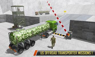 Military Oil Tanker Truck Game اسکرین شاٹ 1