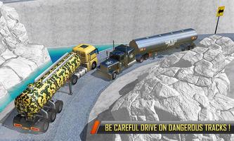 Military Oil Tanker Truck Game capture d'écran 2
