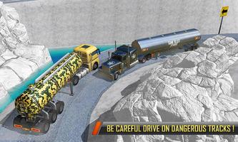 Military Oil Tanker Truck Game اسکرین شاٹ 2