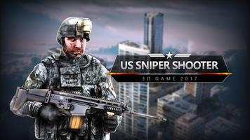 US Sniper Shooter 3d Game 2018 : American Military Affiche