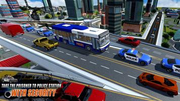 Cop Transport Polizei Bus Simulator Plakat