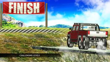 Police Jeep Wrangler: Offroad Hill Climb Mountain syot layar 2