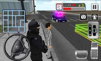 Crazy Police Car 3D capture d'écran 1