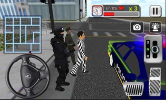 Crazy Police Car 3D capture d'écran 3