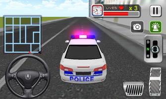 Police Car Driving Sim Cartaz