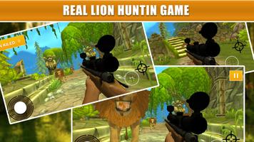 Wildlife Jungle King Hunt 3D - Lion Revenge Sim screenshot 3
