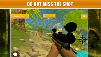 Wildlife Jungle King Hunt 3D - Lion Revenge Sim screenshot 1