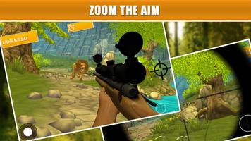 Wildlife Jungle King Hunt 3D - Lion Revenge Sim screenshot 2