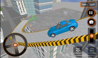 1 Schermata Crazy Car Roof Jumping 3D
