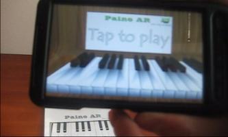 Piano AR (Augmented reality) Affiche