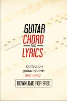Guitar Chords of One Direction Plakat