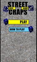 Street Craps Dice Game الملصق