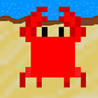 Crab's Invasion 8 bit retro icône