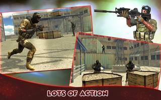 Commando Cover Fire 3D Shooting Poster