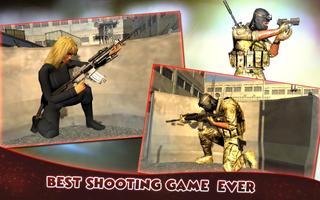 Commando Cover Fire 3D Shooting Mission Impossible screenshot 1