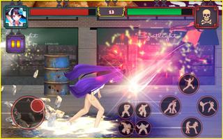 Grand Street Girl Fighting - Anime Hero capture d'écran 1