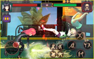 Grand Street Girl Fighting - Anime Hero capture d'écran 2