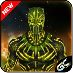 Скачать Super Panther Hero 3D (  Черный пантер-герой ) APK