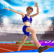 Campeón de atletismo Sprint - Carrera olímpica